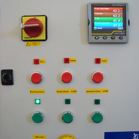 Construction of process and control cabinets